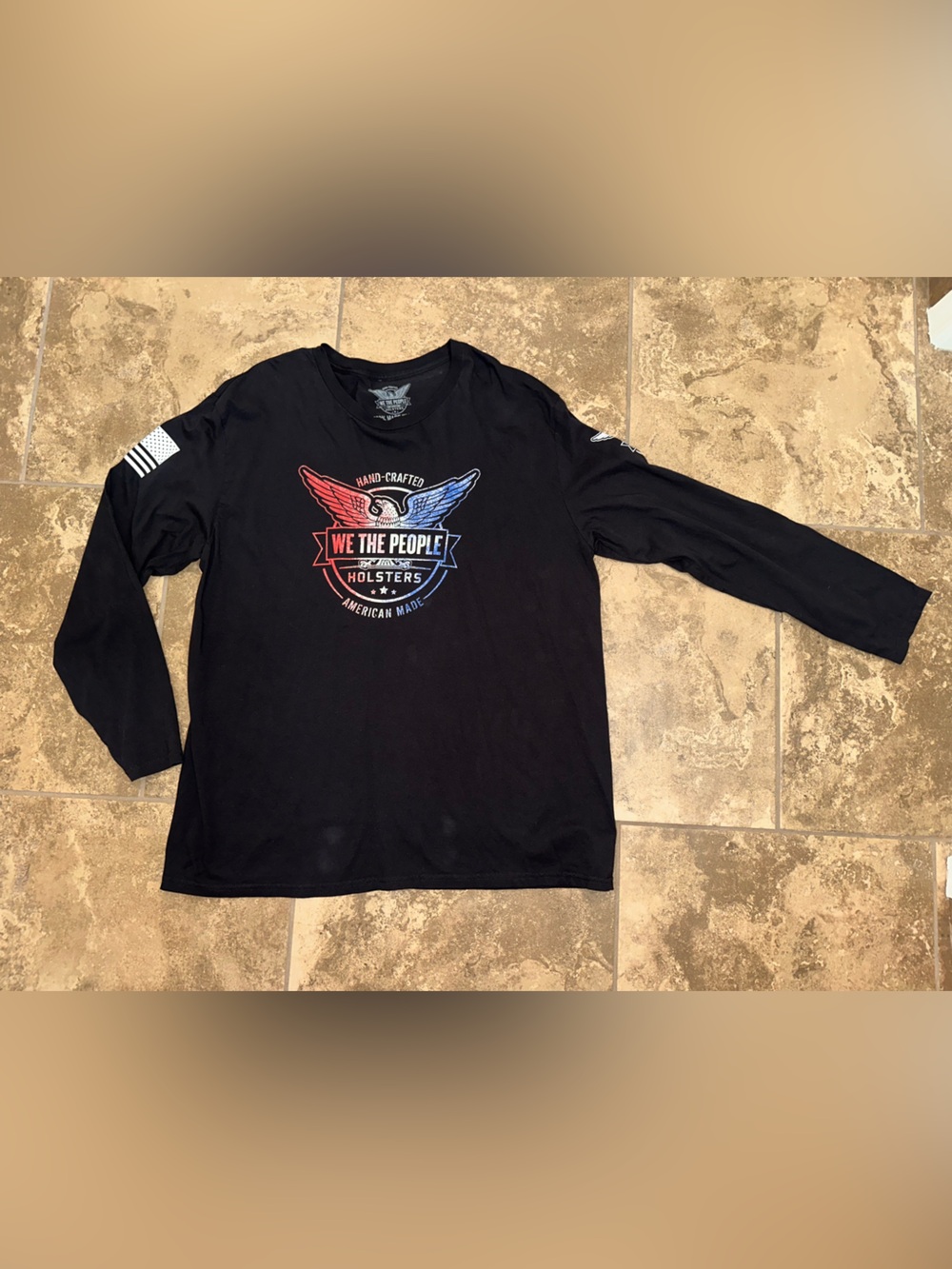 We The People Holster Black Long Sleeve Men Shirt